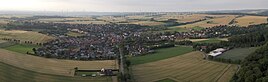 Dahl (Paderborn), Luftbild von Süden