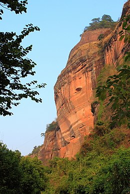 Hora Tan-sia-šan v provincii Kuang-tung