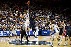 Image 7NCAA men's college basketball game between Virginia Cavaliers and Duke Blue Devils (from College basketball)