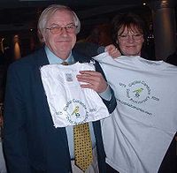 Delia & Michael with Capital Canaries T-Shirts.jpg
