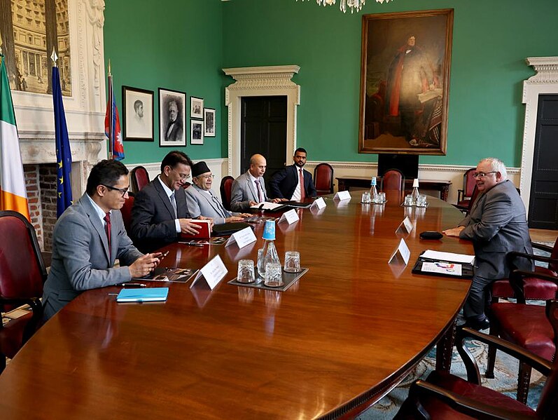 File:Dev Raj Ghimire of Nepal visits Ireland on 19 September 2023 25.jpg