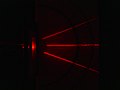 Diffraction angles of a red laser at 600 lines per mm