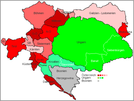 Royaumes et pays représentés à la Diète d'Empire