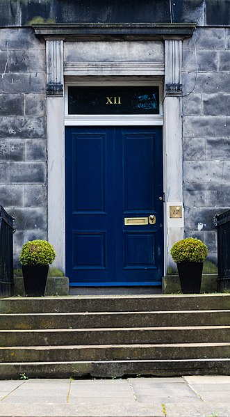 File:Door of 12 Carlton Terrace, Edinburgh, Scotland, GB, IMG 3619 edit.jpg