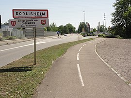 Die Straße nach Dorlisheim