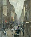 Rue Saint-Denis.  Paris "(mellem 1904 og 1912), olie på lærred - State Museum-Reserve "Rostov Kremlin".