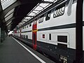 Kaksikerrosvaunuja Zürichissä.