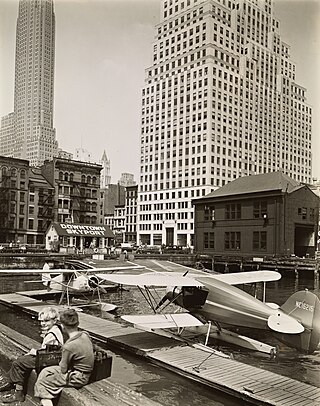 <span class="mw-page-title-main">Wall Street Skyport</span> Former seaplane base in Manhattan, New York