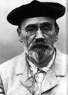 O escritor, novelista y periodista francés Émile Zola, en una imachen de 1902.