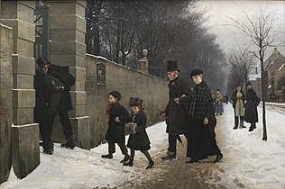 Aux funérailles (1883)