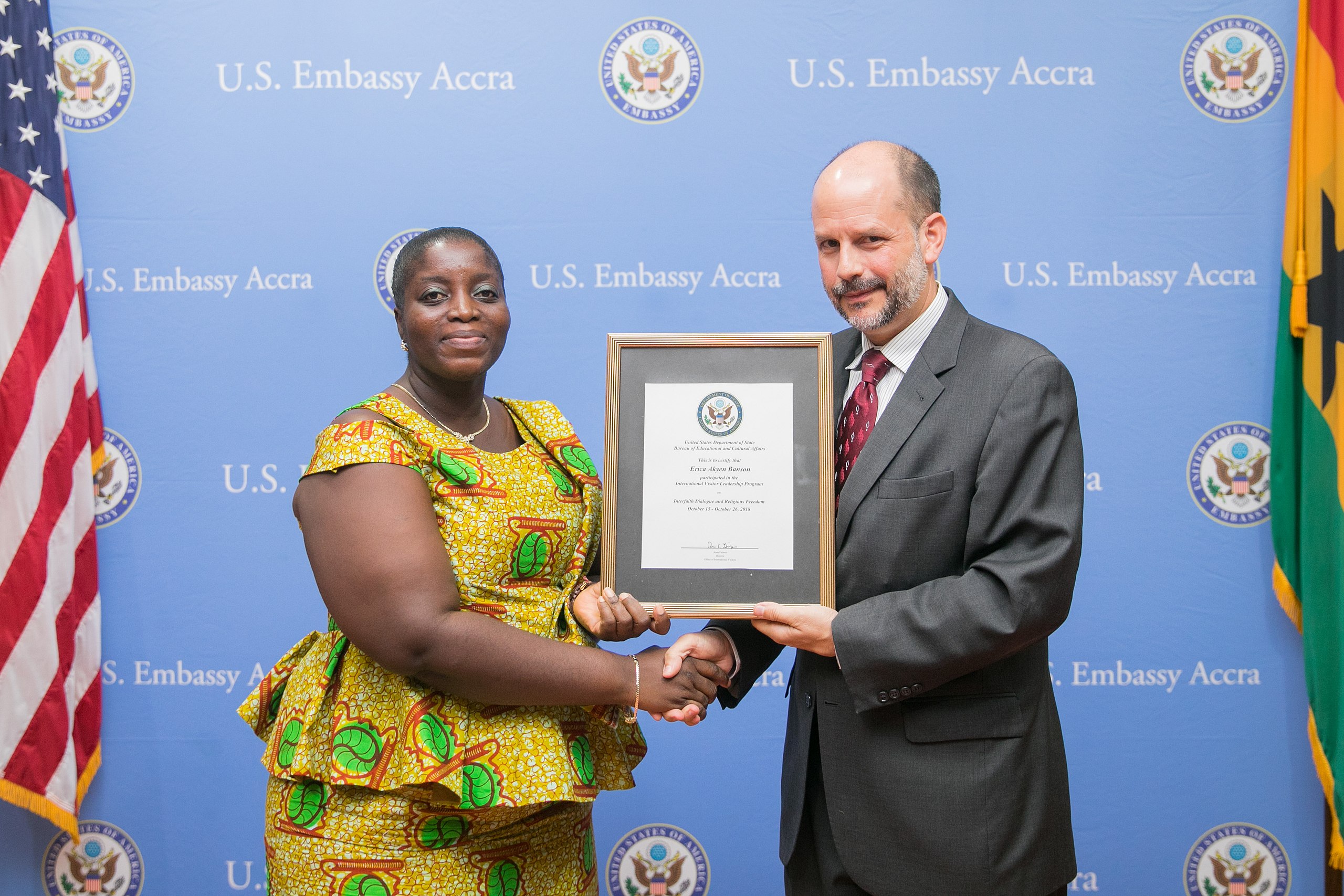 File:Erika Akyen Banson - IVLP 2019 Alumni Certificate Presentation.jpg -  Wikimedia Commons