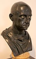 Bronze bust of Roman Isis priest, formerly identified as Scipio Africanus, mid 1st century BC[19][20]