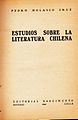 Estudios sobre la Literatura Chilena, 1940 .