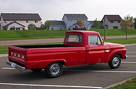 1966 Ford F-100 with optional toolbox in side of bed