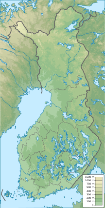 耳朵山在芬蘭的位置