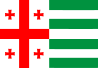 Vlag van de door Georgië erkende autonome republiek Abchazië