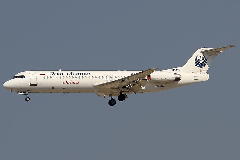 File:Fokker 100 (F-28-0100), Iran Aseman Airlines AN2243788.jpg