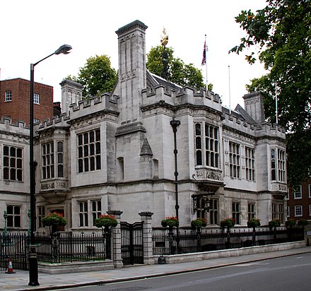 Two Temple Place, is situated alongside the Victoria Embankment, near Somerset House in London. Known as the "Astor House".