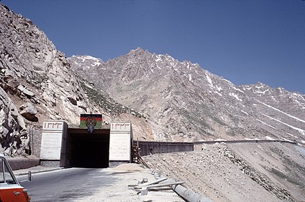 The Salang Tunnel, once the highest tunnel in the world, provides a key connection between the north and south of the country