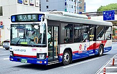 馬込霊園行き臨時バスとなる1354号車