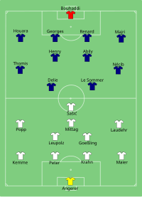 Alineación inicial