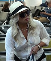 Gina Marks as photographed by Nygaard, 8/31/17 GINA MARIE MARKS AT MIAMI INTERNATIONAL AIRPORT.jpg