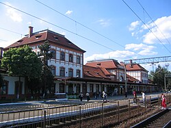 A tövisi vasútállomás (Románia egyik legnagyobb rendezőpályaudvara)
