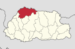 Distretto di Gasa – Localizzazione