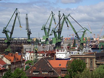 Chantiers navals de Gdańsk.