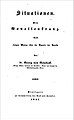 Titelseite von: Georg Reinbeck: Situationen. Ein Novellenkranz. Stuttgart 1841.