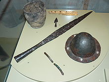 Grabbeigaben aus zwei Eggolsheimer Reihengräbern des 7. Jahrhunderts, ausgestellt im Archäologiemuseum Oberfranken in Forchheim