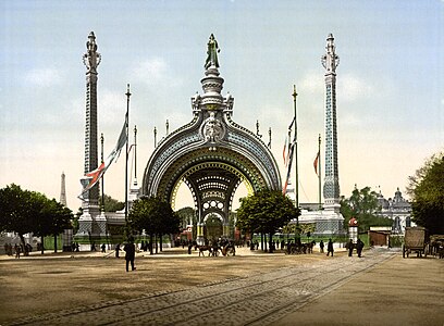 Main entrance to the Paris 1900 Exposition Universelle