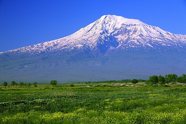 Поглед на планината Арарат