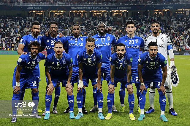 Al Hilal starting XI to face Chelsea on 9 February 2022