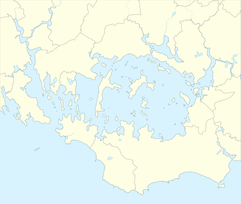 Gulf of Morbihan location map-blank.svg
