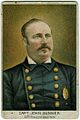 Tobacco card image of Captain John Gunner, 25th Precinct, New York