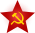 Hammer and Sickle Red Star with Glow.svg
