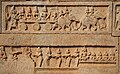 Hampi / Karnataka - Reliefs at Court Wall of Hazara Rama Temple