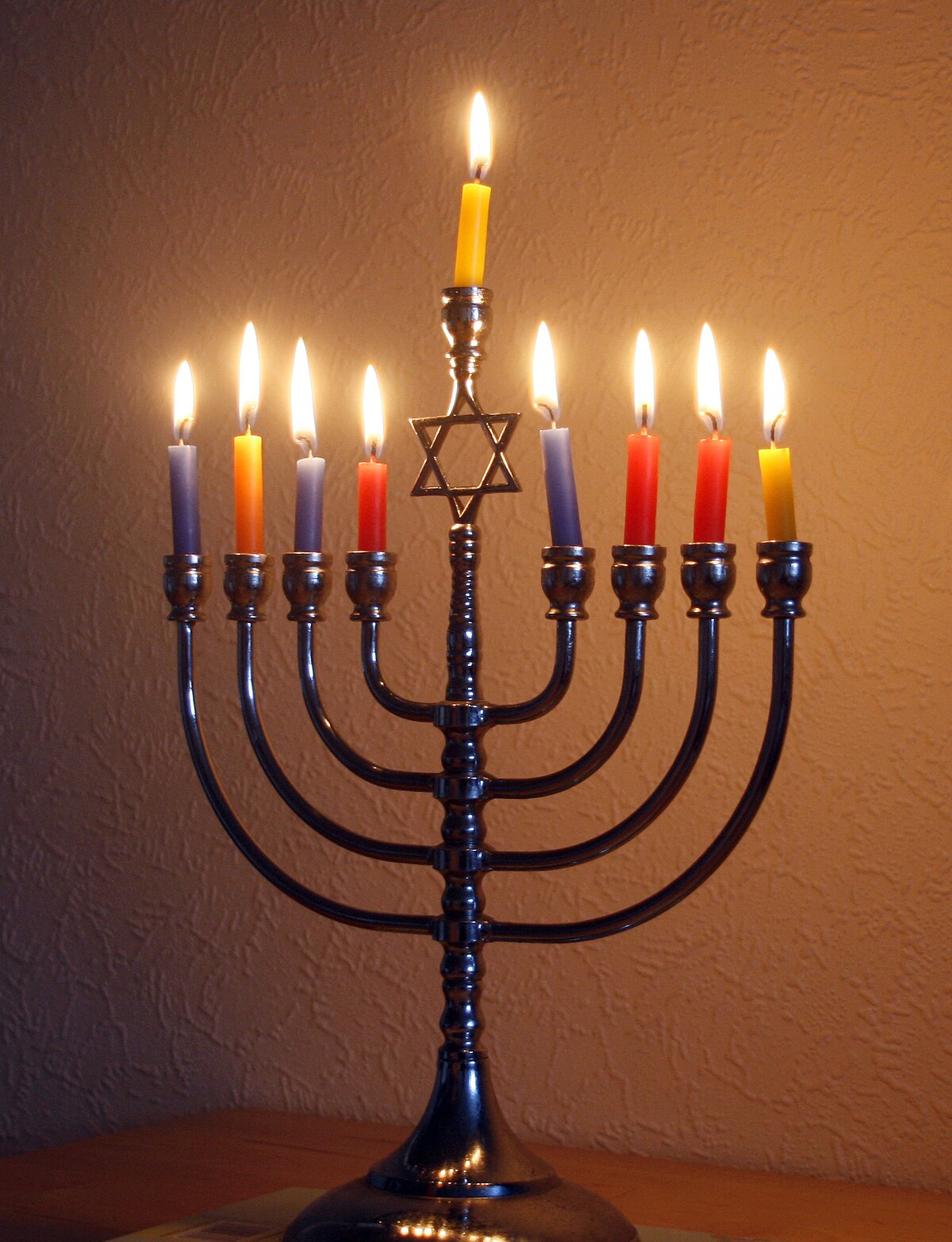 Hanukkah menorah - Wikipedia