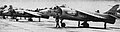 The Hawker Siddley Kestrel [Harrier], the world's first VTOL jet fighter