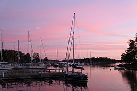 Haukilahti marina in October 2014.