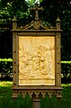 Kreuzwegstation an der Wallfahrtskirche Fährbrück in Hausen, Landkreis Würzburg, Bayern. Als Baudenkmal unter Aktennummer D-6-79-143-13 in der Bayerischen Denkmalliste aufgeführt.