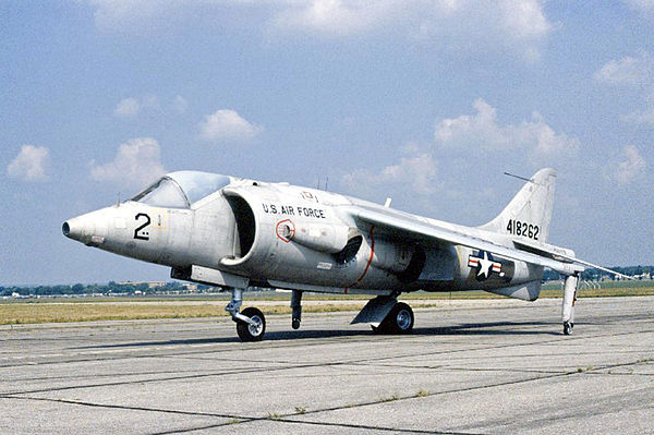 Hawker Siddeley XV-6A Kestrel in later USAF markings