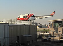 Helicopter at Fullerton Municipal Airport