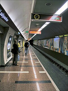 Déli pályaudvar metro station Budapest metro station