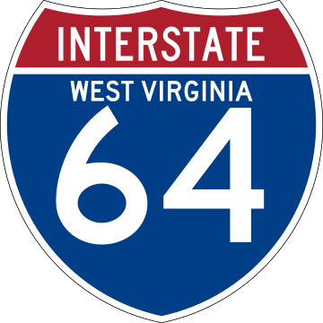 Interstate 64 in West Virginia