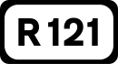 Straßenschild R121}}