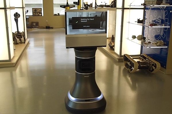 iRobot Ava 500, an autonomous roaming telepresence robot
