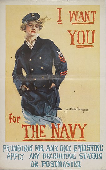 Navy poster by Howard Chandler Christy