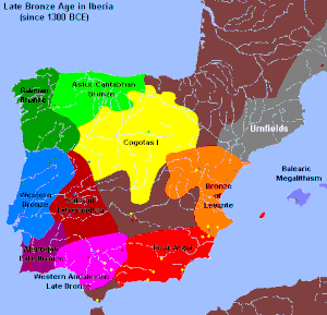 carte géographique de la péninsule ibérique